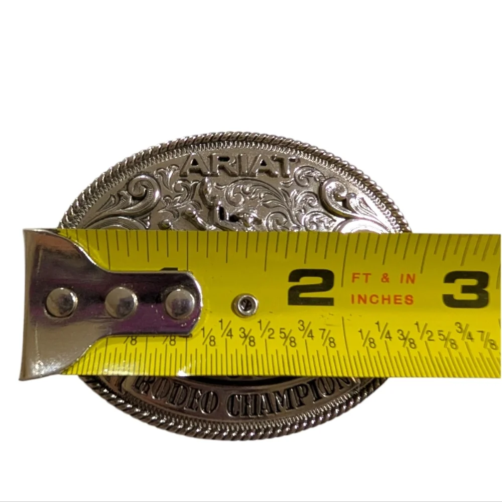 Ariat Youth Rodeo Champion‎ Silver Belt Buckle